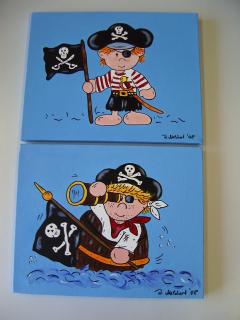 kleine Piraten je 24 x 30